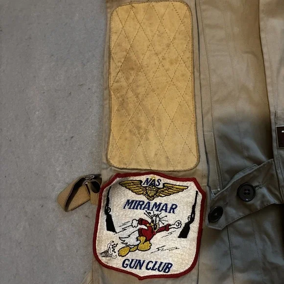 Vintage 10x SPORTSMAN Shooting Vest CLUB USMC Major General Walter Great Farrell